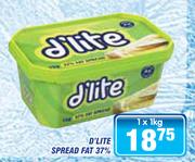D'Lite Spread Fat 37%-1 x 1kg