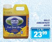 Halls Concentrate Asstd-1 x 1Lt