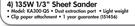 Black & Decker 135W 1/3" Sheet Sander KA300-QS-Each