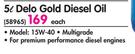 Caltex 5Ltr Delo Diesel Oil 15W-40-Each