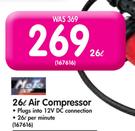Moto Quip 26Ltr Air Compressor-Each