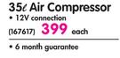 Moto Quip 35Ltr Air Compressor-Each