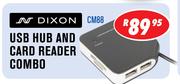 Dixon USB Hub & Card Reader Combo