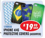 Iphone 4/4S Protective Covers Assorted-Each