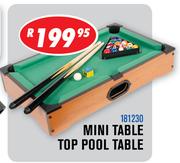 Mini Table Top Pool Table