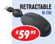 Dixon Compact Travel Mouses Retractable M-296