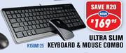 Dixon Multimedia Keyboards Ultra Slim Keyboard & Mouse Combo