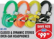 Dixon Closed & Dynamic Stereo Over Ear Headphones