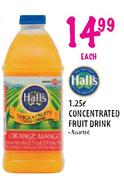 Hall's Concentrated Fruit Drink-1.25l