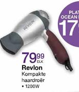 Revlon Kompakte Haardroer-1200w Elk