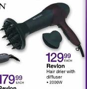 Revlon Hair Drier with Diffuser-2000W 
