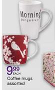 Coffee Mugs Assorted-each