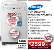 Samsung Top Loading Washing Machine-13kg (WA13VSWIP)