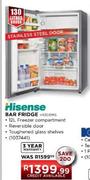 Hisense Bar Fridge-130 Ltr (H130RMS)