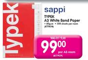 Saapi Typek A3 White Bond Paper-Per Ream