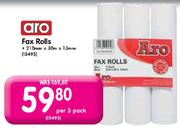 Aro Fax Roll 210mmx30mx13mm-Per 3's Pack