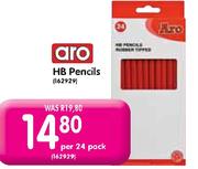 Aro HB Pencil-Per 24's Pack