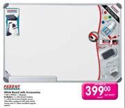 Parrot Brand White Board With Accessories-600x900mm