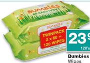 Bumbies Baby Wipes-120's