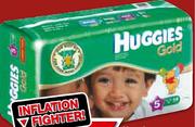 Huggies Gold Jumbo Pack Disposable Nappies-58/62/70/82's