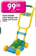 Team Power Lawn Mower With Lights and Sound Each