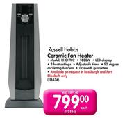 Russell Hobbs Ceramic Fan Heater 1800W(Model:RHCHT02)-Each