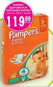 Pampers Sleep and Play Disposable Nappies-58's/78's/68's per pack