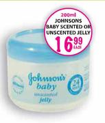 Johnson's Baby Scented or Unscented Jelly-200ml each