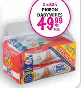 Pigeon Baby Wipes-2 x 82's per pack