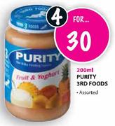 Purity 3rd Foods-4x200ml