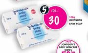 Johnson's Baby Soap-5x100g