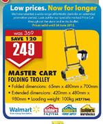 Master Cart Folding Trolley 100kg Capacity