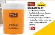 Fired Earth Granular Paint-20Ltr