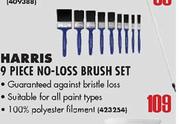 Harris 9 Piece No Loss Brush Set