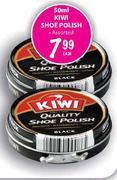 Kiwi Shoe Polish-50ml Each