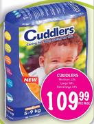 Cuddlers Medium-52's,Large-50's,Extra Large-44's Per Pack
