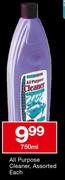 All Purpose Cleaner, Assorted Each-750ml