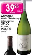 Weltevrede Vanilla Chardonnay-1x750ml