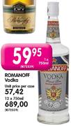 Romanoff Vodka-1x750ml