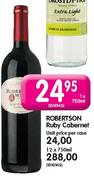 Robertson Ruby Cabernet-12x750ml