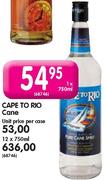 Cape To Rio Cane-1x750ml