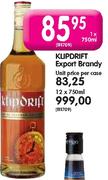 Klipdrift Export Brandy-1x750ml