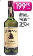 Jameson Irish Whiskey-12x750ml