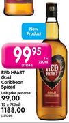 Red Heart Gold Caribbean Spiced-1x750ml