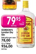 Gordon's London Dry Gin-1x750ml