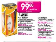 BIC Clic Ballpen-Per 50 Box