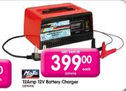 Moto 12Amp 12V Battery Charger-Each
