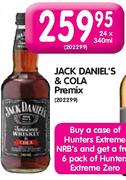 Jack Daniel's & Cola Premix-24x340ml