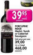 Porcupine Ridge Merlot,Syrah Or Cabernet Sauvignon-1x750ml