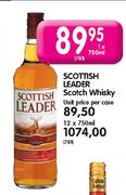 Scottish Leader Scotch Whisky-1 x 750ml